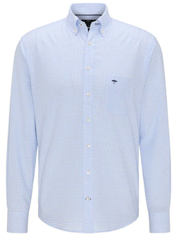 Fynch Hatton skjorta ljusblå bröstficka Fynch-Hatton Textilhandels GmbH