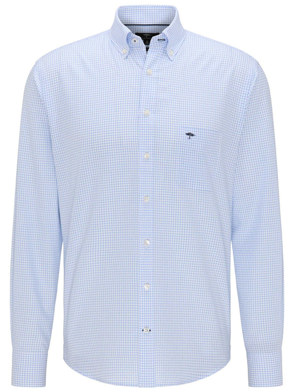 Fynch Hatton skjorta ljusblå bröstficka