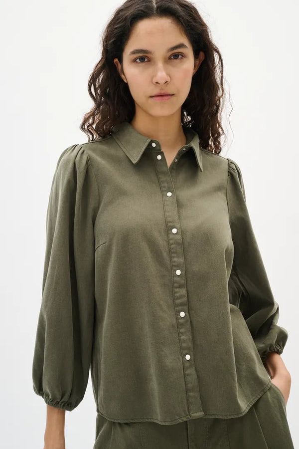 Inwear Ballari Jeansskjorta / Olivgrön In Wear