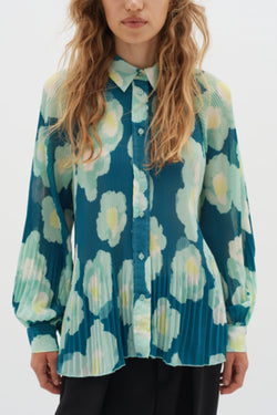 Inwear blus Hendra / Green Poetic Flower