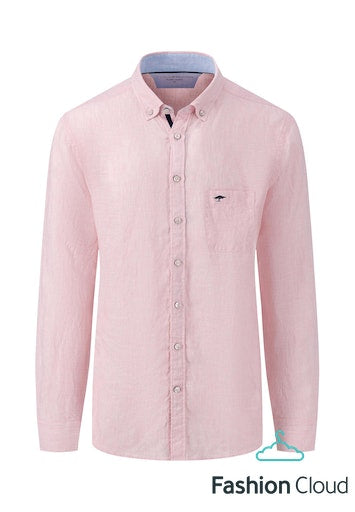 Fynch Hatton linne skjorta - Blush