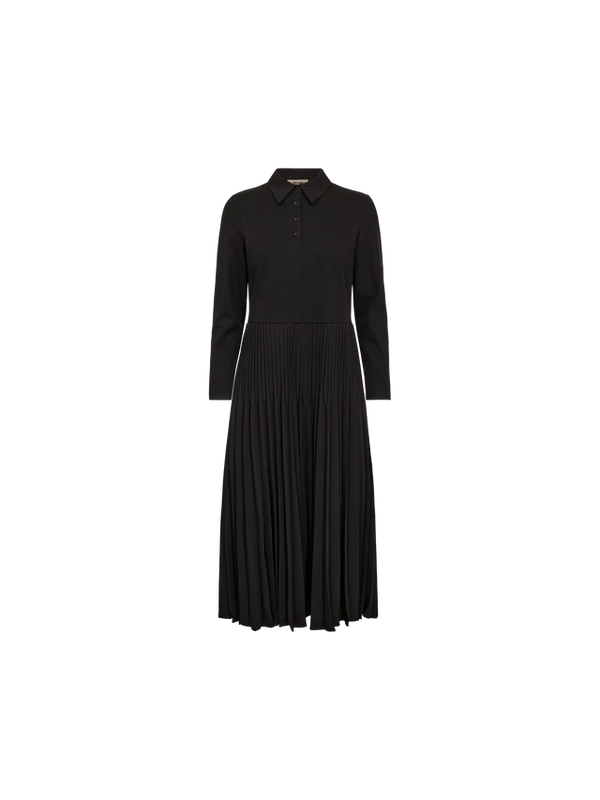 MosMosh Maike Pleat Klänning / Svart