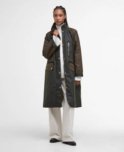 Barbour Evette Wax Jacket / Olive Barbour