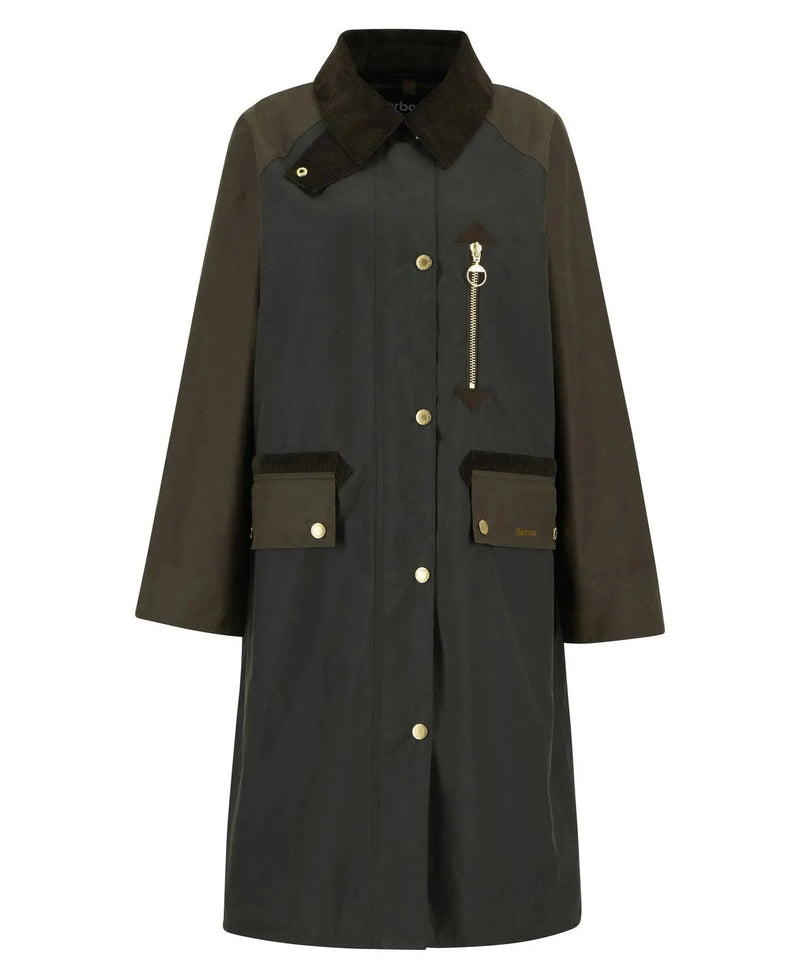 Barbour Evette Wax Jacket / Olive Barbour
