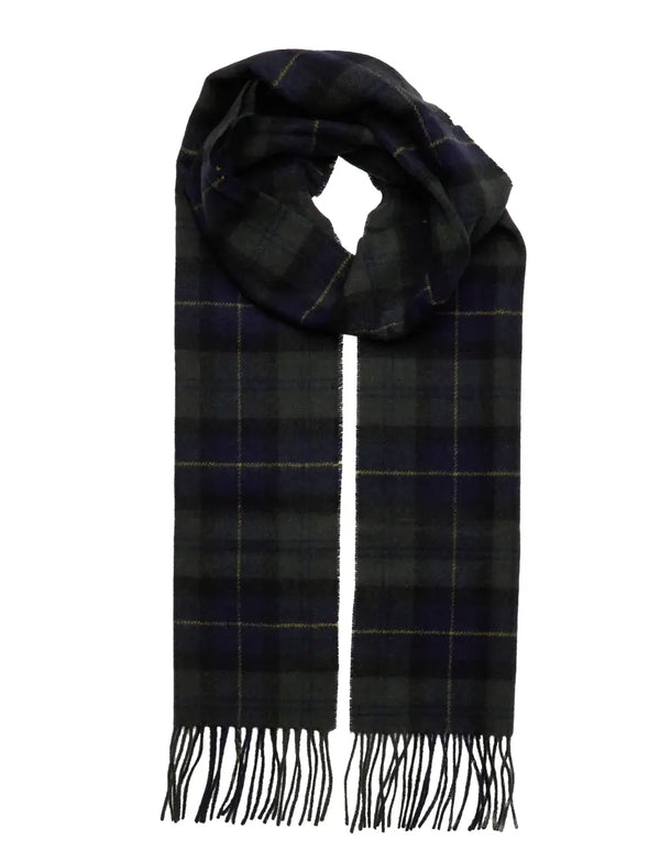 Barbour Tartan lammull halsduk grön/svart-BK HERR