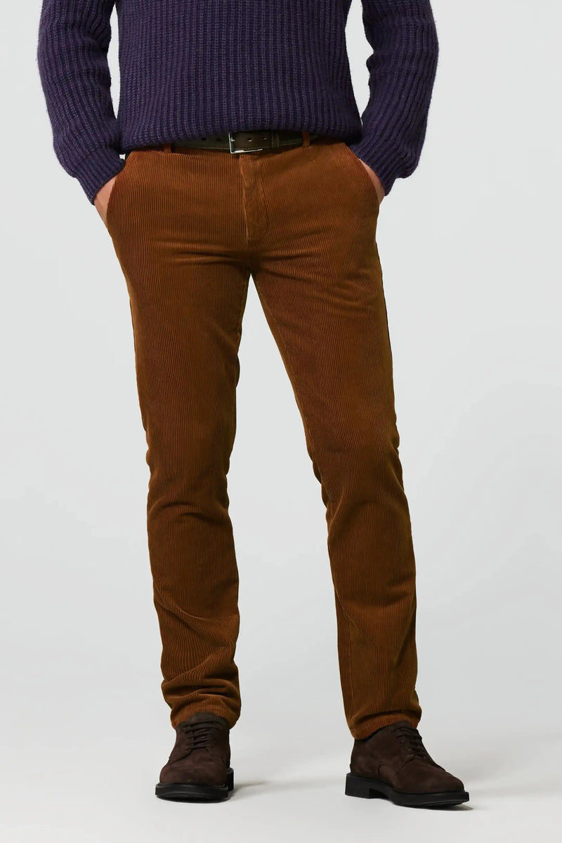 Bonn Manchester byxa cognac luxary cord-BK HERR