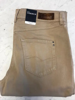 Byxa | Inga beige twill jeans Gardeur