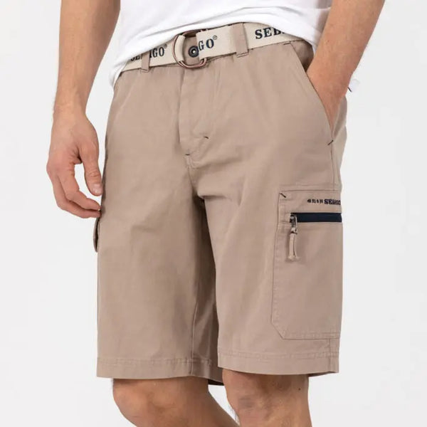 Cargo Crew Shorts - KHAKI-BK HERR