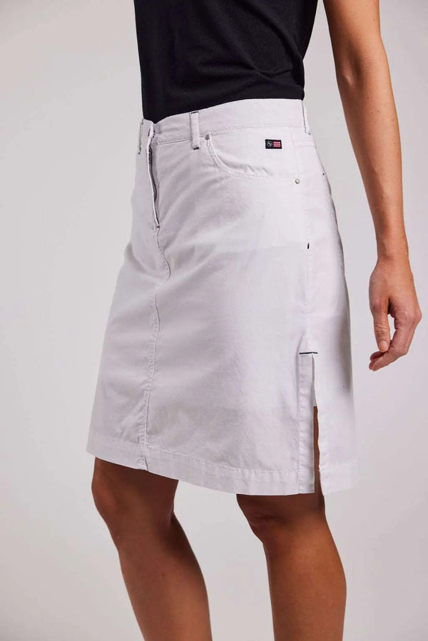 Classic midi Skort vit Sebago