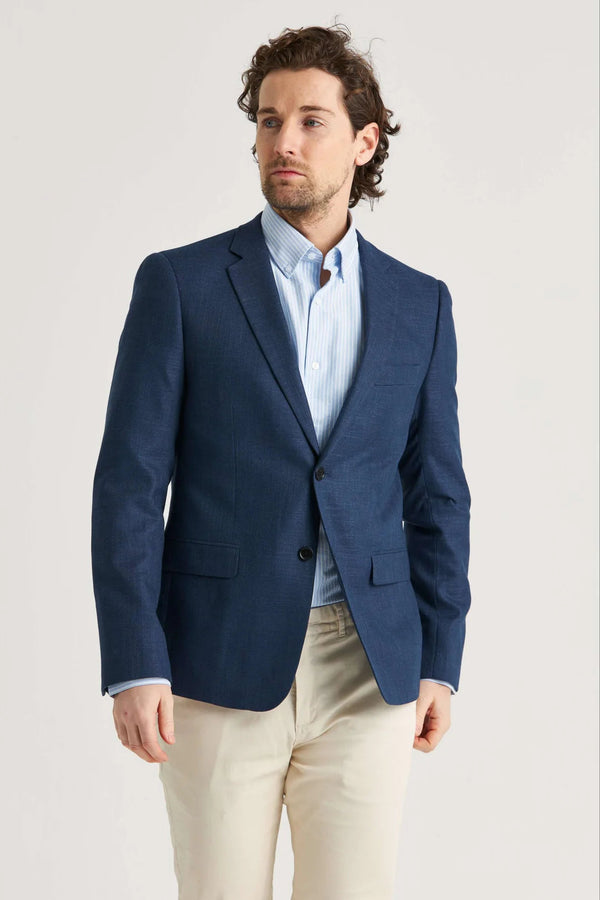 Erla of Sweden Blazer Linneblandning Marinblå Erla of Sweden