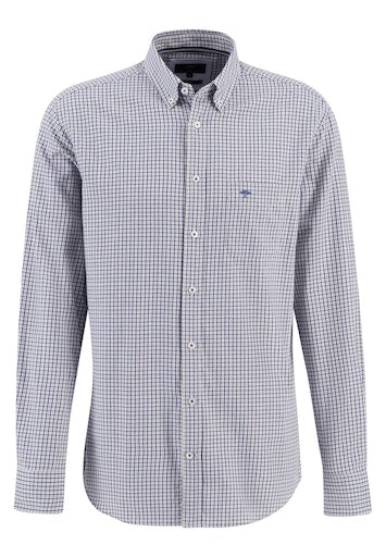 Fynch Hatton Skjorta supersoft cotton sage green