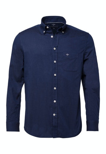 Fynch Hatton Skjorta Oxford marinblå