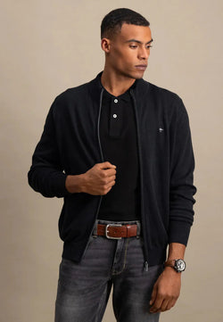Fynch Hatton Zip Cardigan grå Fynch-Hatton Textilhandels GmbH