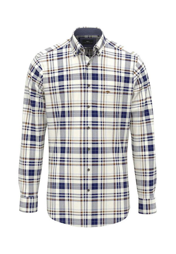 Fynch Hatton flanell Skjorta Misty blue Fynch-Hatton Textilhandels GmbH