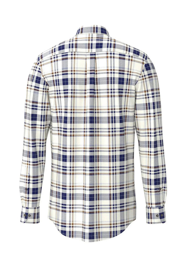 Fynch Hatton flanell Skjorta Misty blue Fynch-Hatton Textilhandels GmbH