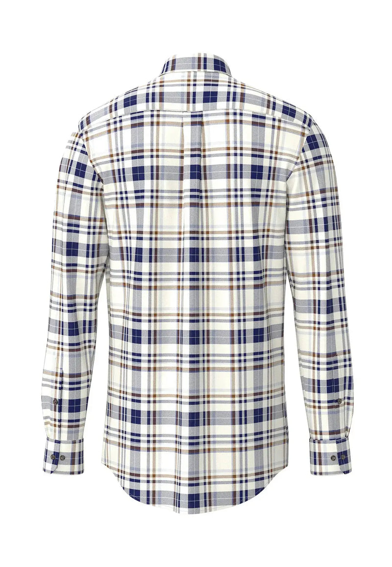 Fynch Hatton flanell Skjorta Misty blue Fynch-Hatton Textilhandels GmbH