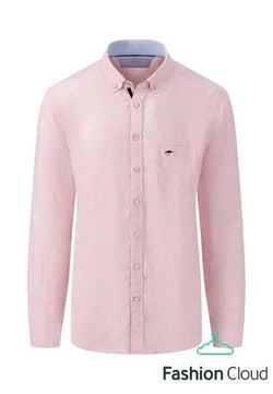 Fynch Hatton linne skjorta - Blush Fynch-Hatton Textilhandels GmbH