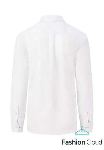 Fynch Hatton linne skjorta - White Fynch-Hatton Textilhandels GmbH