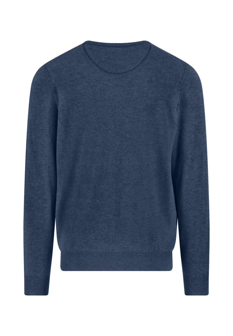 Fynch Hatton tröja rund hals Merino Cashmere night Fynch-Hatton Textilhandels GmbH