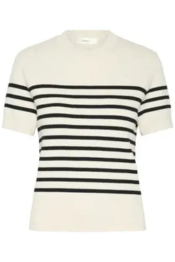 InWear Wallis kortärmad tröja - beige / svart-BK HERR