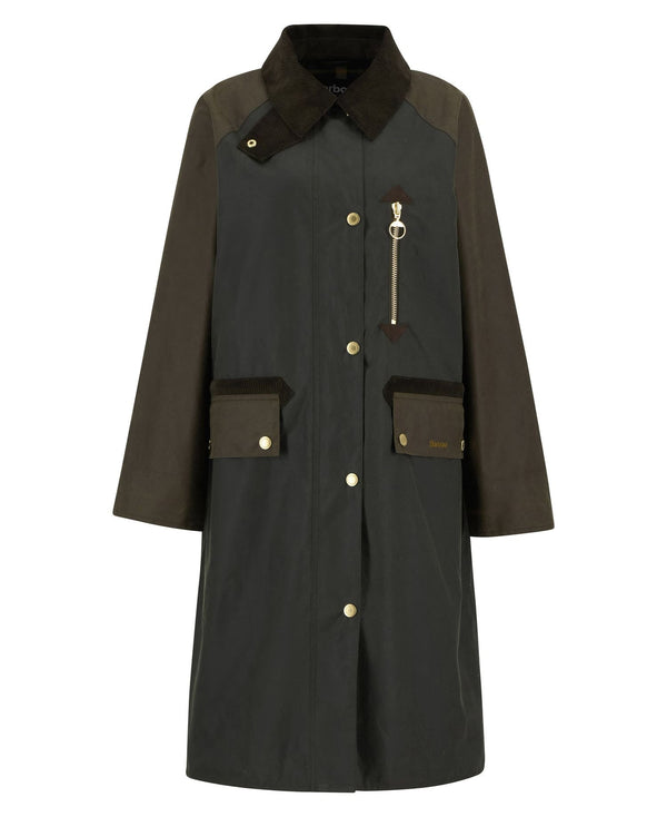 Barbour Evette Wax Jacket / Olive Barbour