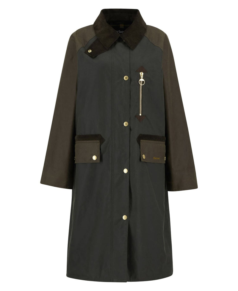 Barbour Evette Wax Jacket / Olive Barbour