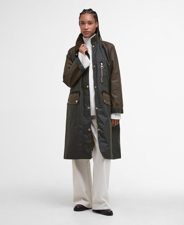 Barbour Evette Wax Jacket / Olive Barbour
