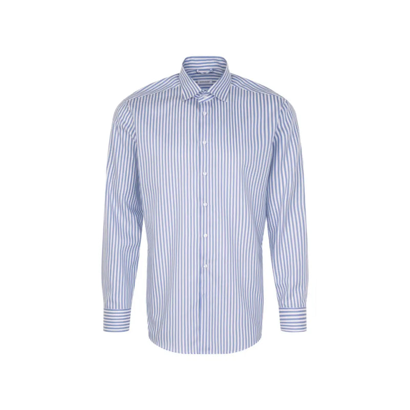 Seidensticker Skjorta Regular / Ljusblå och vitrandig Seidensticker