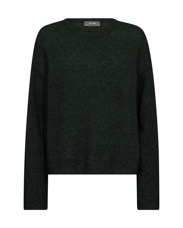 MM Mape O-Neck stickad tröja / Grön Mos Mosh