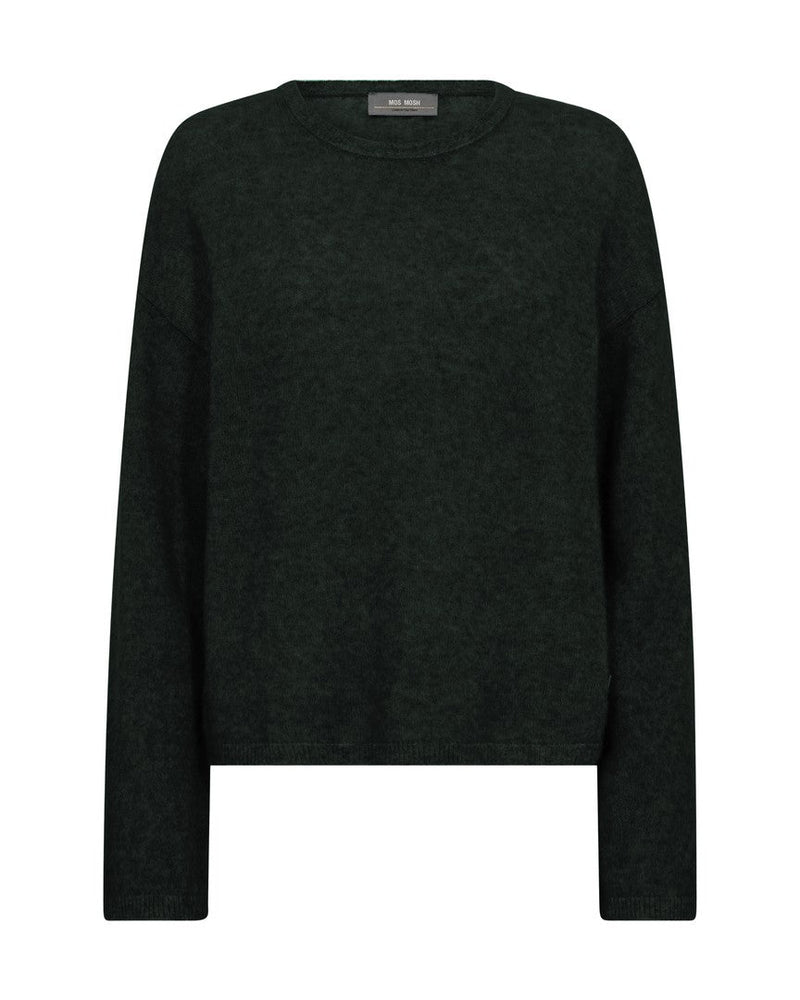MM Mape O-Neck stickad tröja / Grön Mos Mosh