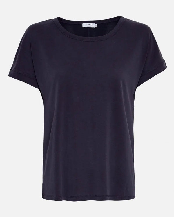 MSCH Fenya modal t-shirt / mörkblå MSCH Copenhagen