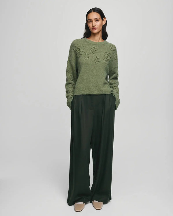 MSCH Miabelle Hope Pullover / Olivine Flower MSCH Copenhagen