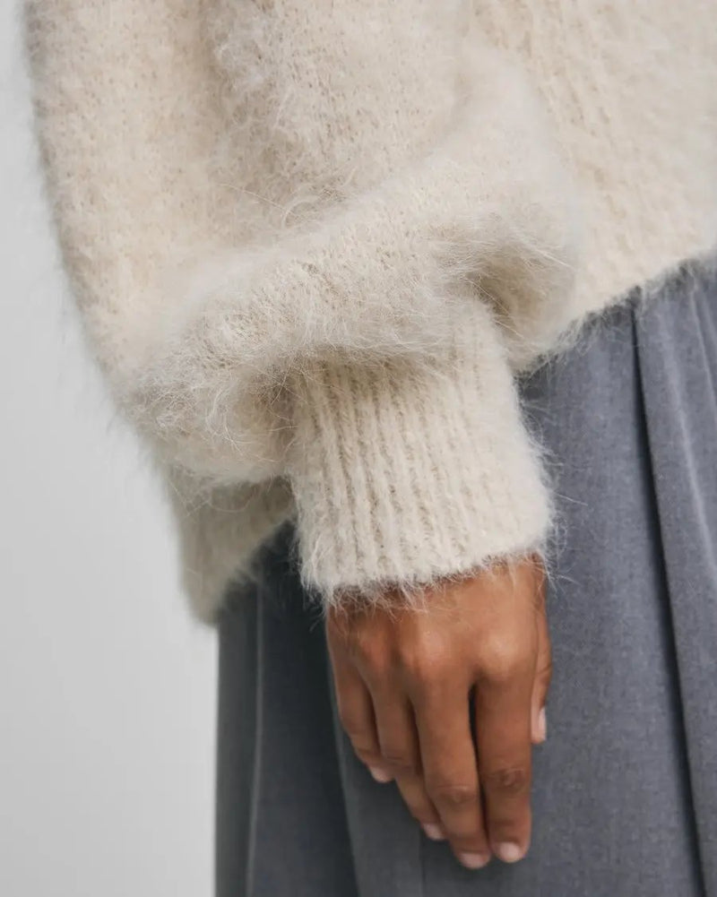 MSCH Thira Salmia tröja / Offwhite MSCH Copenhagen