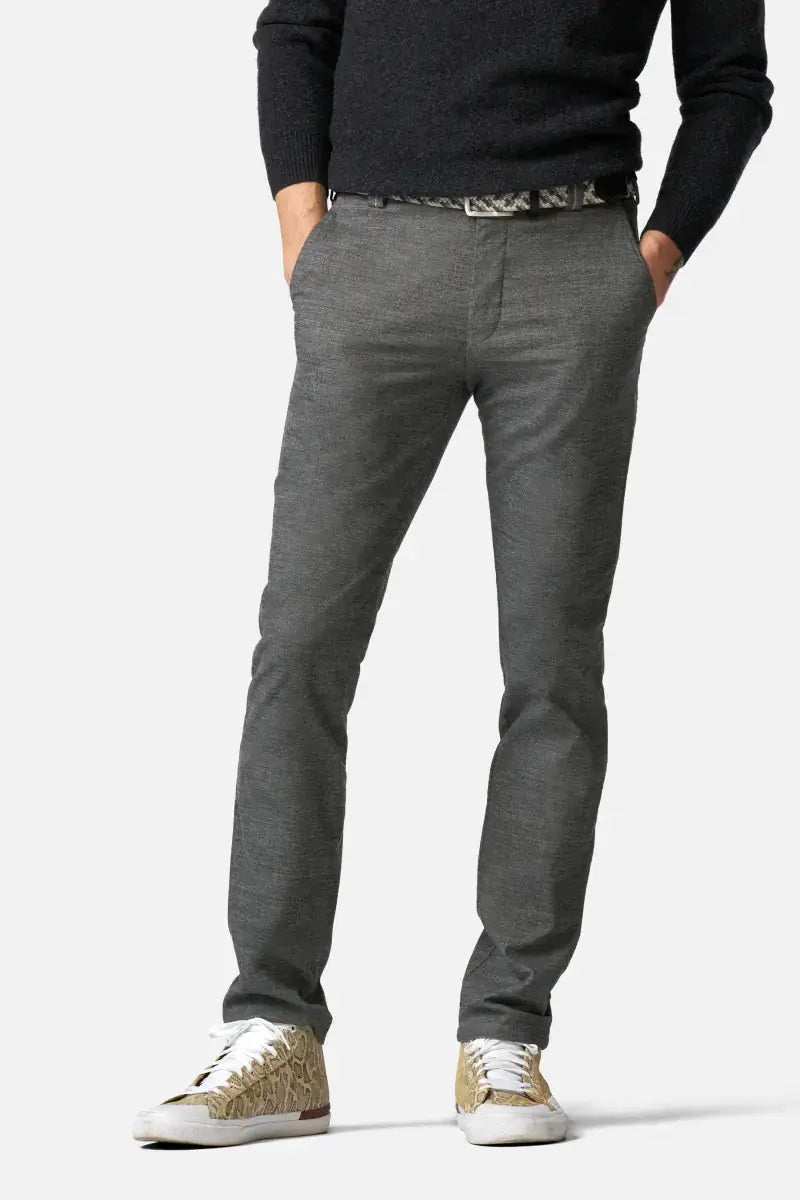 Meyer Bonn chinos Jersey look grå MEYER