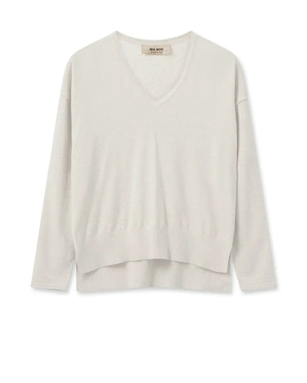 Mos MMTani V-neck Knit-BK HERR