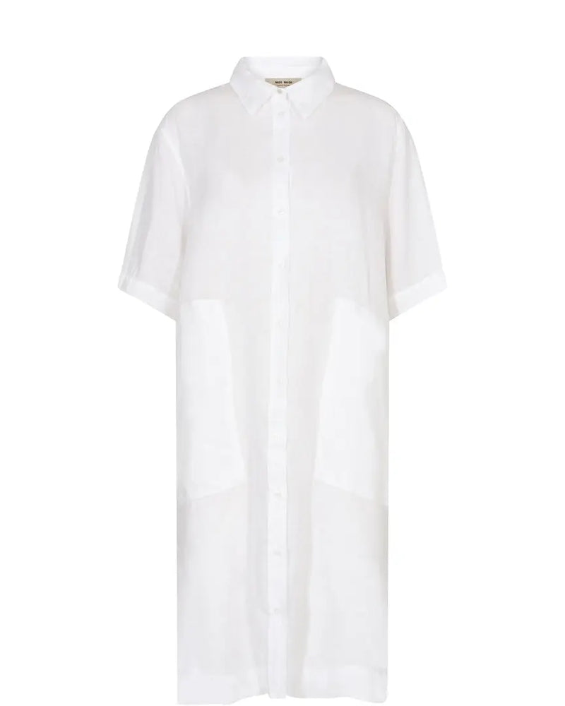 Mos Mosh  Mai Linnen Shirt Dress-BK HERR