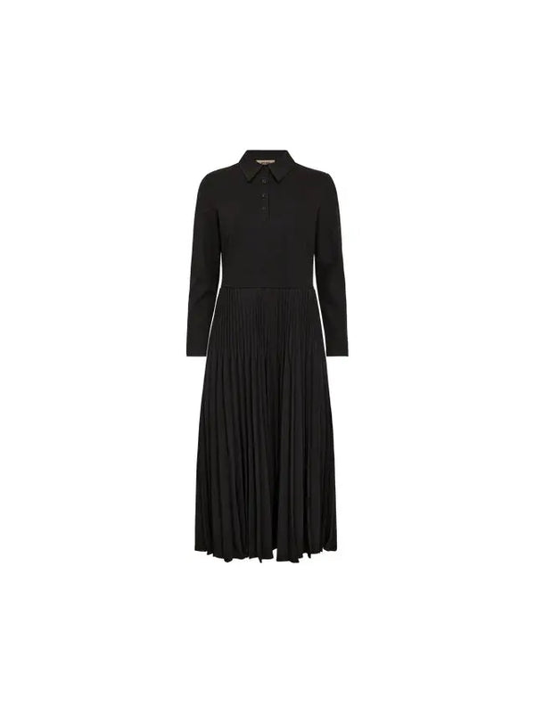 MosMosh Maike Pleat Klänning / Svart Mos Mosh
