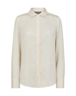 Mos Mosh skjorta Kether Cnet Shirt / Ecru-BK HERR