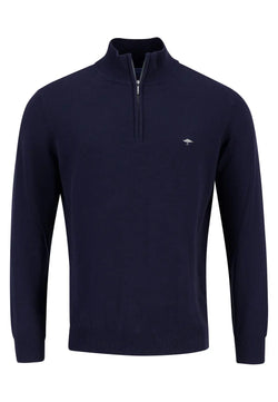 Fynch Hatton  Zip Tröja/ Navy - BK HERR