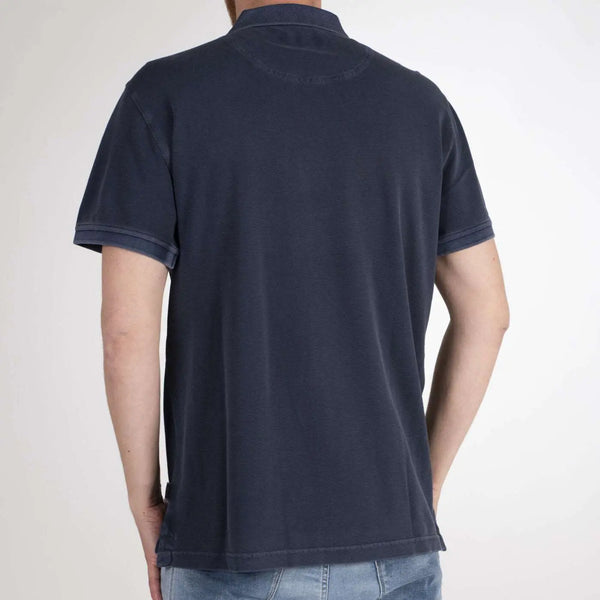 Piké | Outwashed Polo Pique Navy-BK HERR