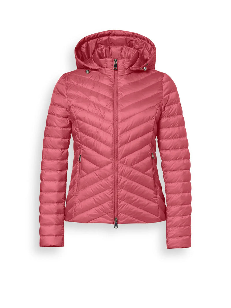 RESET Toscana Jacka lättviktsdun dam / Coral Pink-BK HERR