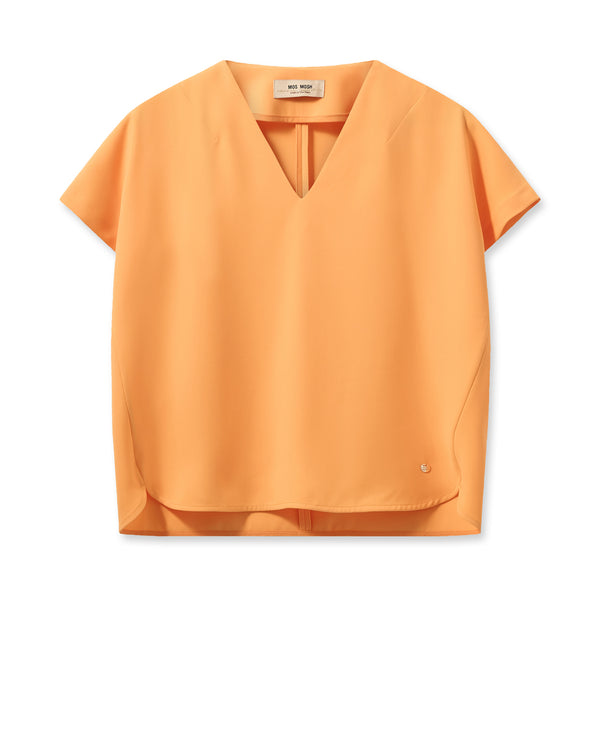 Mos Mosh Auri Leia blouse / Blazing Orange
