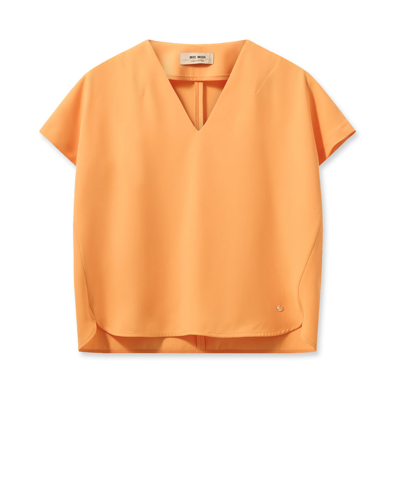Mos Mosh Auri Leia blouse / Blazing Orange
