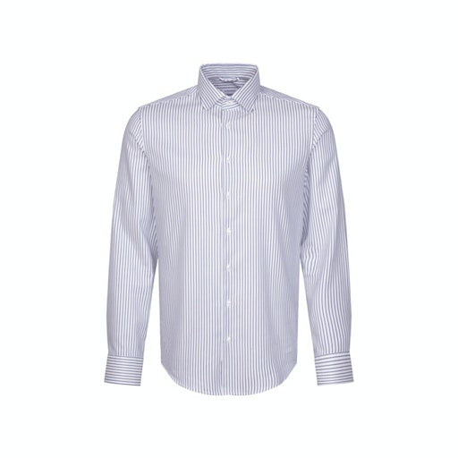 Seidensticker Skjorta | Slim (vit- och blårandig)