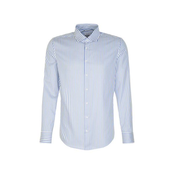 Seidensticker skjorta shaped / blå och vitrandig