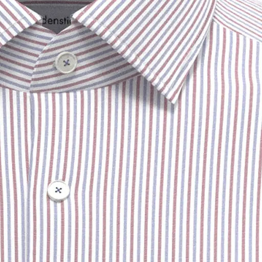 Seidensticker Skjorta | Normal (blå och rödrandig) Seidensticker