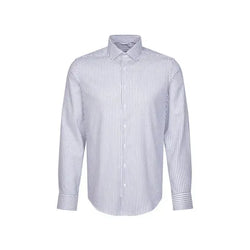 Seidensticker Skjorta | Slim (vit- och blårandig) Seidensticker