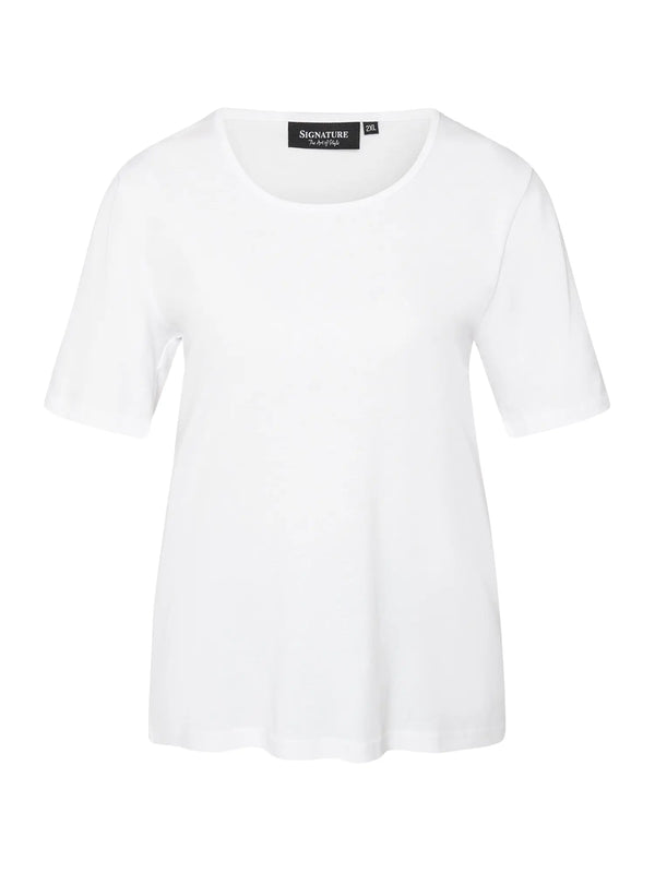 Signature T-shirt / Vit Signature