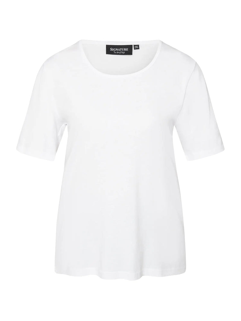 Signature T-shirt / Vit Signature
