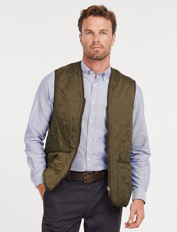 Barbour Polarquilt Waistcoat zip-in liner